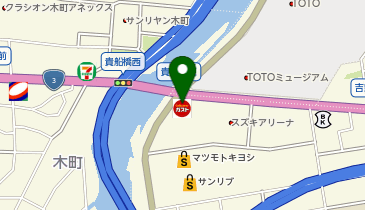 ガスト 小倉貴船店(から好し取扱店)の地図画像