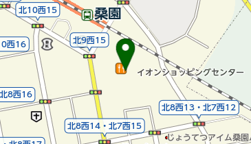 ガスト 札幌桑園店(から好し取扱店)の地図画像