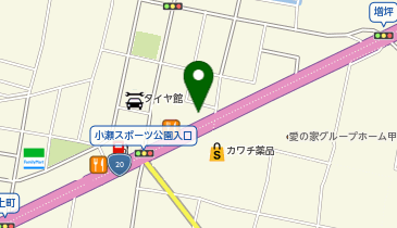 ステーキガスト 甲府住吉店の地図画像