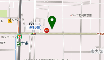 ステーキガスト 京都十条通店の地図画像