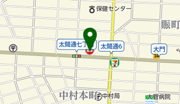 ガスト 太閤通店(から好し取扱店)の地図画像