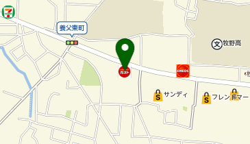 ガスト 枚方養父店(から好し取扱店)の地図画像