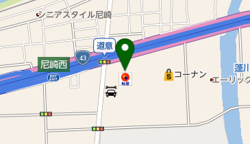 ガスト 尼崎道意店(から好し取扱店)の地図画像