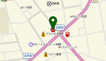 ガスト 柏崎日吉店(から好し取扱店)の地図画像