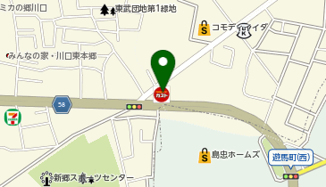 ガスト 川口新郷店(から好し取扱店)の地図画像