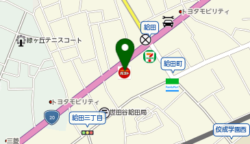 ガスト 世田谷給田店(から好し取扱店)の地図画像