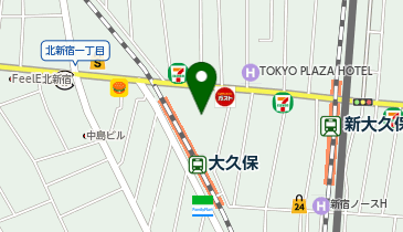 ガスト 大久保店(から好し取扱店)の地図画像