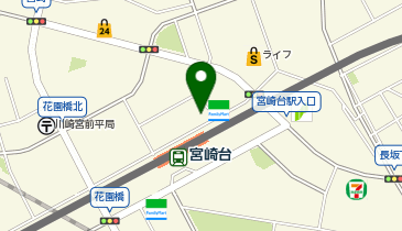 ガスト 川崎宮崎台店の地図画像