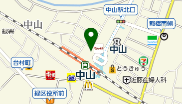 ガスト 中山駅北口店(から好し取扱店)の地図画像