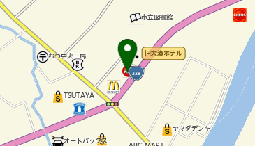 ガスト むつ中央店(から好し取扱店)の地図画像