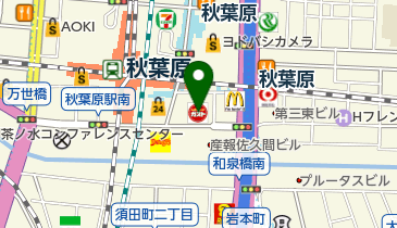 ガスト 秋葉原昭和通店(から好し取扱店)の地図画像