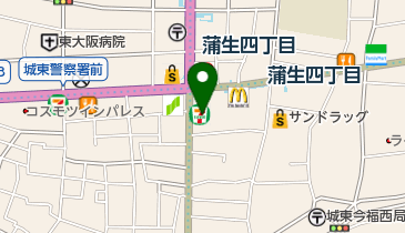 ガスト 蒲生四丁目店(から好し取扱店)の地図画像