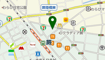 ガスト 蕨駅前店(から好し取扱店)の地図画像