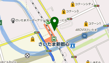 chawan ekismさいたま新都心店の地図画像