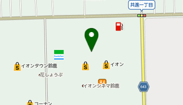 chawan イオンモール鈴鹿店の地図画像