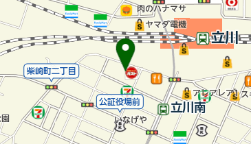 しゃぶ葉 立川駅南口店の地図画像