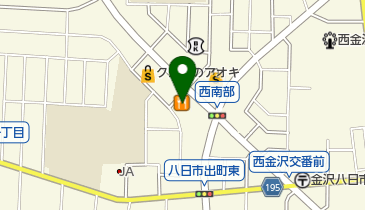 しゃぶ葉 金沢八日市店の地図画像