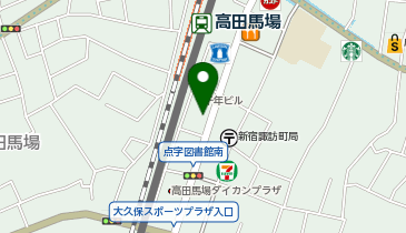 しゃぶ葉 高田馬場店の地図画像