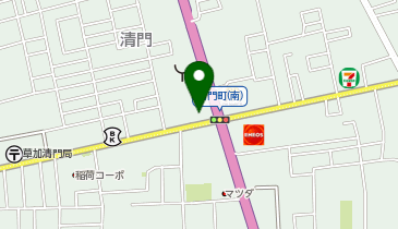しゃぶ葉 草加清門町店の地図画像