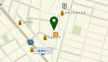 しゃぶ葉 東大宮店の地図画像