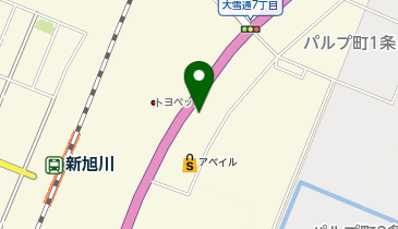 しゃぶ葉 旭川大雪通店の地図画像