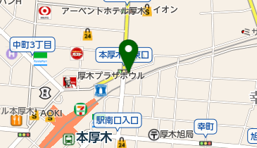 しゃぶ葉 小田急マルシェ本厚木店の地図画像