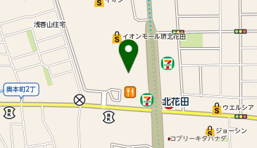 しゃぶ葉 イオンモール堺北花田店の地図画像