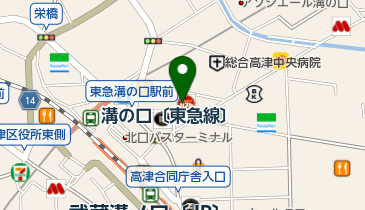 しゃぶ葉 溝の口駅前店の地図画像
