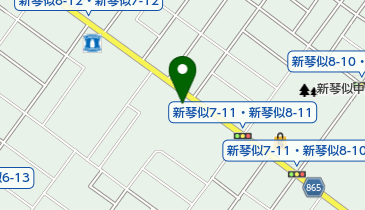 しゃぶ葉 札幌新琴似店の地図画像