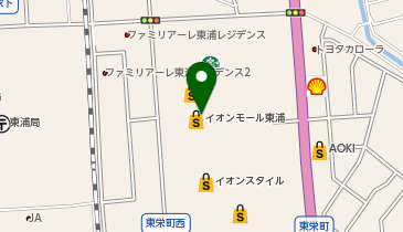 グランブッフェ イオンモール東浦店の地図画像