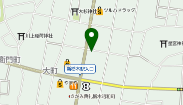 しゃぶ葉 栃木昭和町店の地図画像