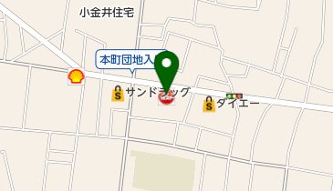 しゃぶ葉 小金井本町店の地図画像