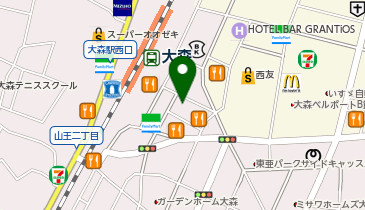 しゃぶ葉 大森駅前店の地図画像