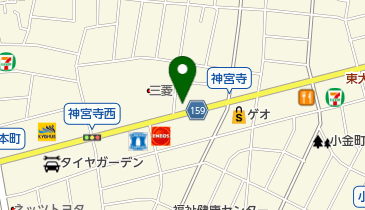 しゃぶ葉 金沢神宮寺店の地図画像