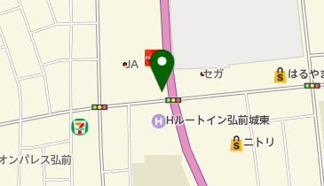 しゃぶ葉 弘前城東店の地図画像