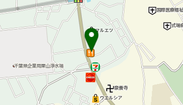 しゃぶ葉 松戸栗山店の地図画像