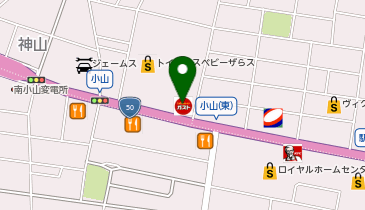しゃぶ葉 小山店の地図画像