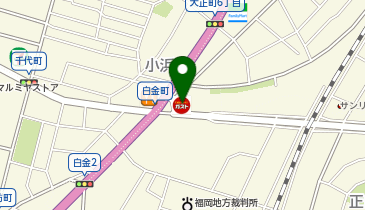 しゃぶ葉 大牟田白金店の地図画像