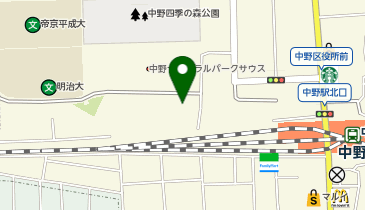 しゃぶ葉 パークシティ中野店の地図画像