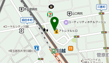 しゃぶ葉 川越アトレ店の地図画像