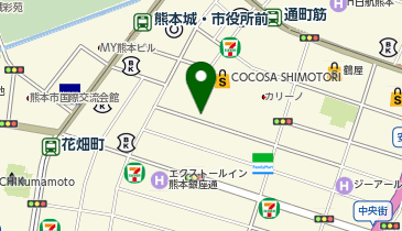 しゃぶ葉 熊本下通店の地図画像