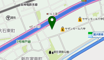 しゃぶ葉 神戸新在家店の地図画像