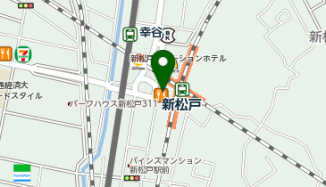 しゃぶ葉 新松戸駅前店の地図画像
