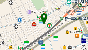 しゃぶ葉 三宮いくたロード店の地図画像