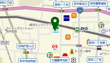しゃぶ葉 府中けやき通店の地図画像