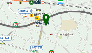 しゃぶ葉 京成船橋駅前店の地図画像