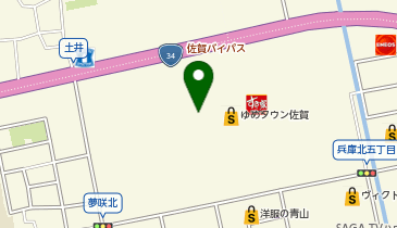 しゃぶ葉 ゆめタウン佐賀店の地図画像