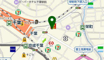 むさしの森珈琲 千葉駅前店の地図画像