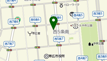 むさしの森珈琲 帯広市役所前店の地図画像