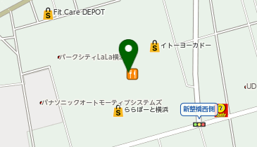 エクスブルー ららぽーと横浜店の地図画像